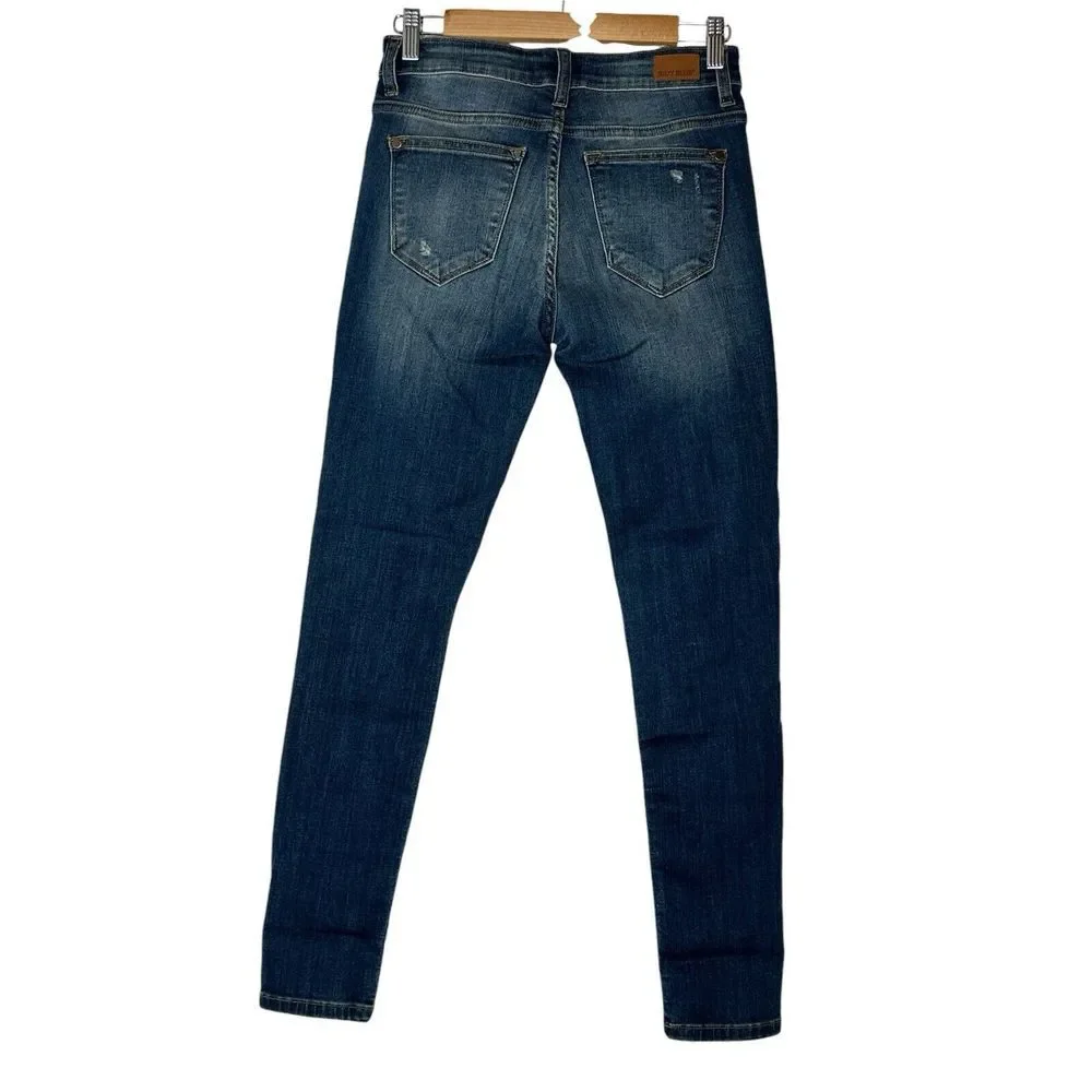 Judy Blue Jeans Women Size‎ 5/27 High Waist Skinny Fit Denim Medium Wash Stretch - Picture 2 of 10
